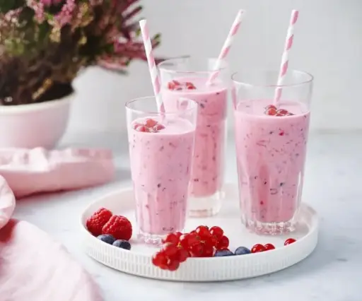 Rode vruchten smoothie